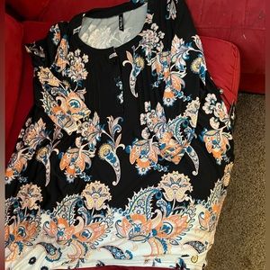 White Mark Women's Plus Top